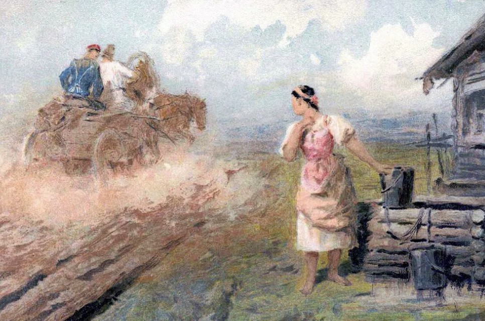 Пыль столбом Пылит дорога